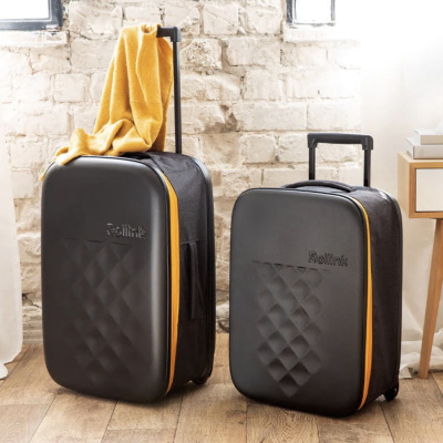 Чемодан складной Rollink Earth 55x40x20 см, 2 колеса