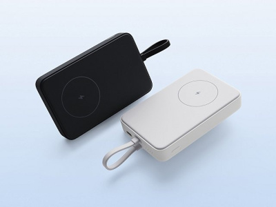 Внешний аккумулятор с кабелем Xiaomi 33W Magnetic Power Bank 10000mAh (Integrated Cable) Gray