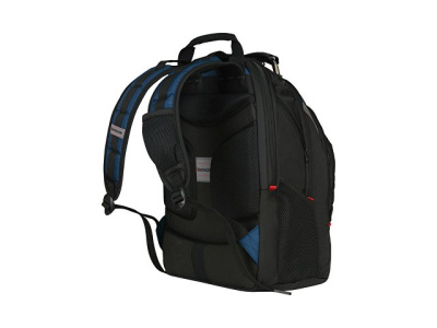 Рюкзак Ibex WENGER 17", черный/синий, полиэстер/ПВХ, 37 x 26 x 47 см