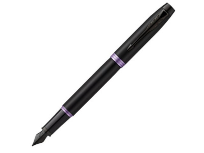 Перьевая ручка Parker IM Vibrant Rings Flame Amethyst Purple, стержень:F, цвет чернил: blue