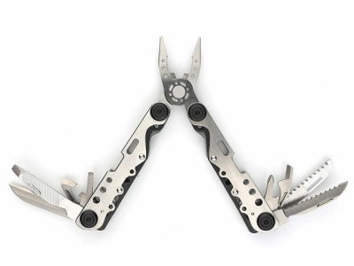Мультитул Stinger, 105x40 мм, 13 функций, сталь, серебристо-чёрный