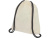 Рюкзак со шнурком Oregon, имеет цветные веревки, изготовлен из хлопка 100 г/м2