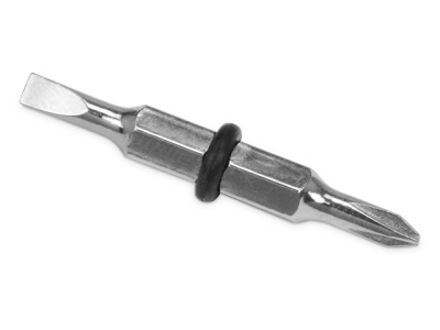 Ручка шариковая металлическая "Tool", черный. Встроенный уровень, мини отвертка
