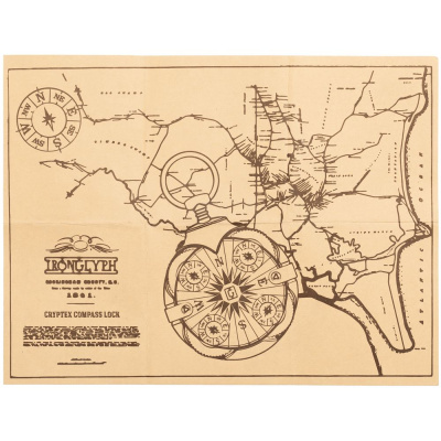 Флешка «Криптекс»® Compass Lock