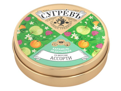 Ж/б монпансье СУГРЕВЪ ассорти