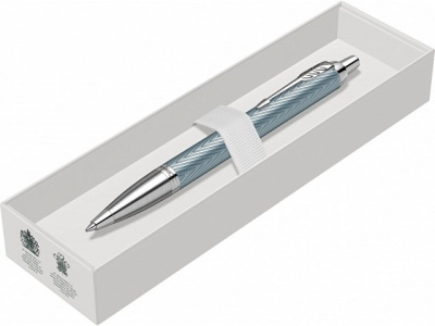 Шариковая ручка Parker IM Premium K318  Blue Grey CT, стержень: M, цвет чернил: blue