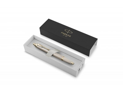 Шариковая ручка Parker IM Professionals Monochrome Champagne, стержень:M, цвет чернил: blue