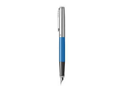 Ручка перьевая Parker Jotter Originals Blue Chrom CT, перо: F, цвет чернил: blue
