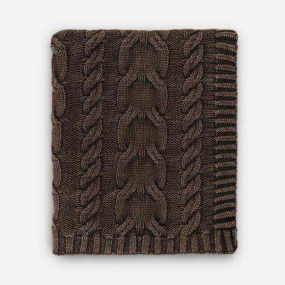 Плед Hygge, коричневый