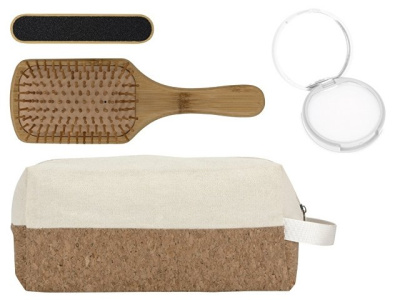 Подарочный набор с пилкой, бальзамом и расческой