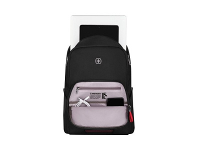 Рюкзак WENGER Motion 15.6", черный, нейлон, 31x17x42 см
