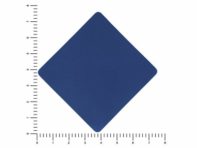 ПАТЧ РОМБ soft-touch (синий) 7,6 х 7