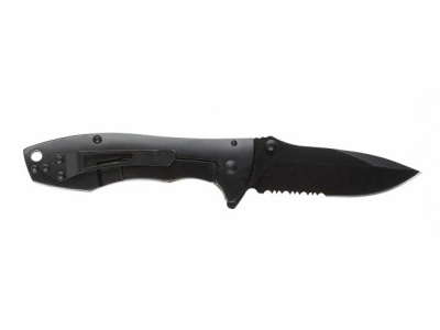 Нож складной Stinger, 80 мм (чёрный)
