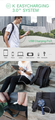 Рюкзак KORIN ClickPack X 45х32х15,5 см, с клапаном