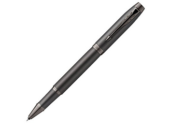 Ручка роллер Parker IM Monochrome Black, стержень:F, цвет чернил: black