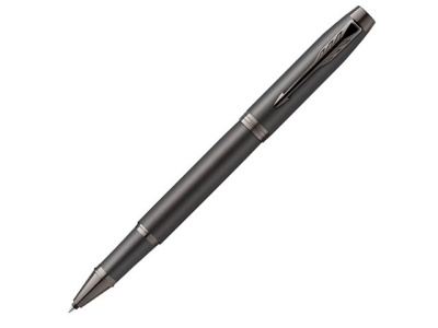 Ручка роллер Parker IM Monochrome Black, стержень:F, цвет чернил: black