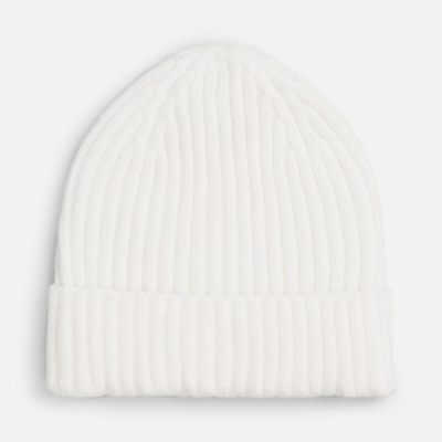 Шапка Laconi, молочно-белая