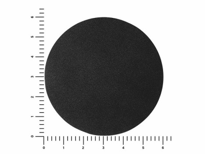 ПАТЧ КРУГ nubuk (чёрный) 6,0 х 6