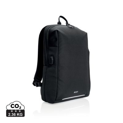 Рюкзак Swiss Peak с RFID-защитой и USB-A из rPET AWARE™, 15