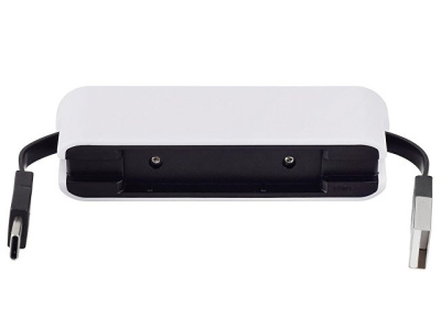 USB-хаб «Hubix» с коннектором 2-в-1 USB-C и USB-A, 2.0