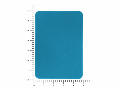 ПАТЧ ПРЯМОУГОЛНЫЙ nubuk (голубой) 5,0 х 7