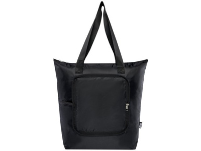 EcoFold Складная сумка-холодильник из RPET 15 л - Сплошной черный