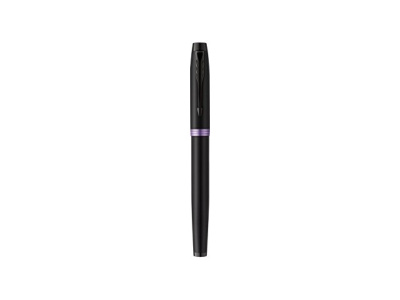 Перьевая ручка Parker IM Vibrant Rings Flame Amethyst Purple, стержень:F, цвет чернил: blue