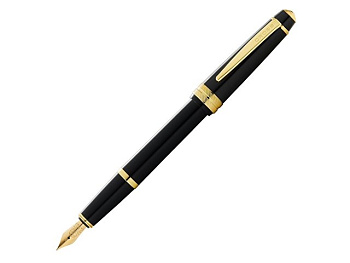 Перьевая ручка Cross Bailey Light Polished Black Resin and Gold Tone