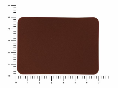 ПАТЧ ПРЯМОУГОЛНЫЙ nubuk (коричневый ) 5,0 х 7