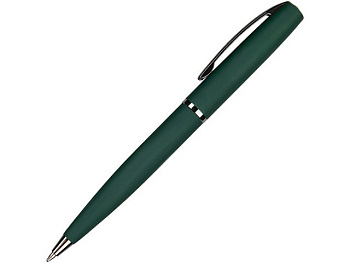 Ручка "Sienna" шариковая  автоматическая, синий металлический корпус soft-touch, 1.0 мм