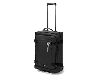 Сумка на колесах TORBER РИТМ, чёрный, полиэстер 900D с PU покрытием, 60 х 38 х 25,5 см