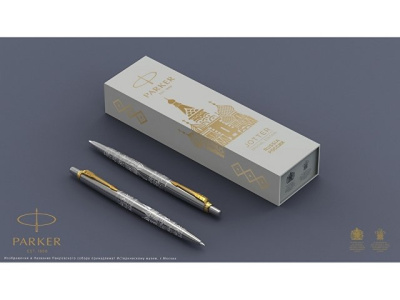 Шариковая ручка Parker Jotter Russia SE, цвет: St. Steel GT