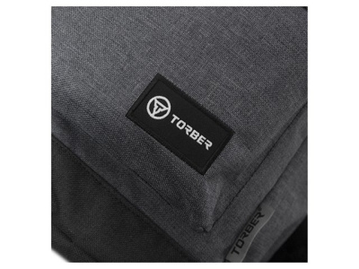 Рюкзак TORBER ГРАФФИТИ, серый, полиэстер меланж