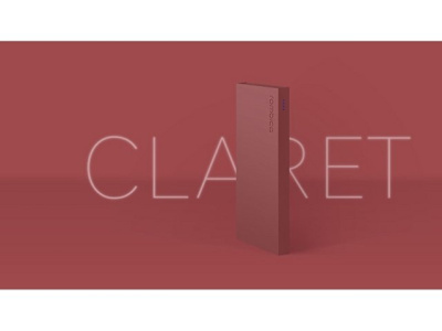 Внешний аккумулятор Rombica NEO ARIA Claret, 10000 мАч, Soft-touch, PD, QCharge, Type-C