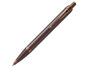 Шариковая ручка Parker IM Monochrome Brown, стержень:M, цвет чернил: blue