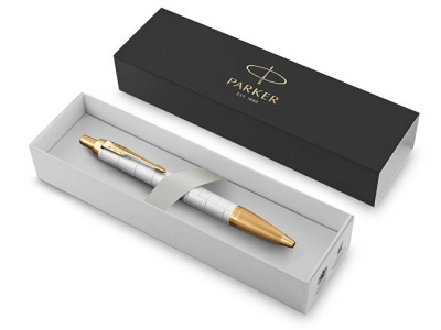 Шариковая ручка Parker IM Premium K318  Pearl GT, стержень: M, цвет чернил: blue