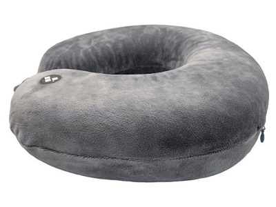 Подушка для путешествий с эффектом памяти Мемо "Drowsy" Grey