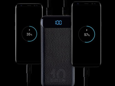 VA2540 (10 000mAh), QC/PD 20W внешний аккумулятор с дисплеем