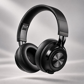 Беспроводные накладные наушники Stereo Style, BT 5.3, 400мАч, черный