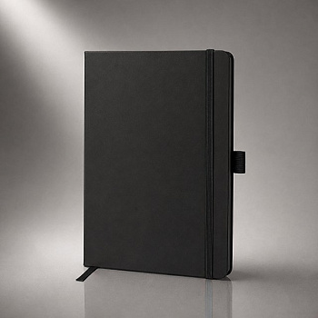 Блокнот "ColorNote Black", твердая обложка A5, 80 листов