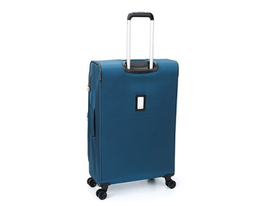Чемодан TORBER ВИВИ, синий, полиэстер, 48 х 28 х 78 см
