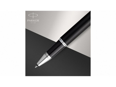 Ручка-роллер Parker IM Mat Black CT,стержень: F, цвет чернил: black