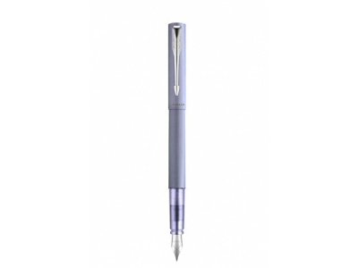 Перьевая ручка Parker Vector XL Silver Blue CT, цвет чернил blue, перо: F/M