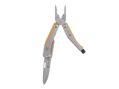 Мультитул Stinger, 102 мм, 8 функций, сталь/АБС-пластик, оранжевый