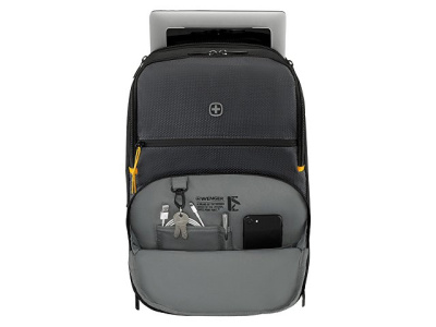 Рюкзак WENGER Move 16", чёрный, переработанный ПЭТ, 33 x 19 x 44 см