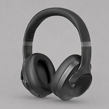 Беспроводные накладные наушники Stereo Ultra ANC, BT 5.4, ANC/ENC, 500мАч, черный
