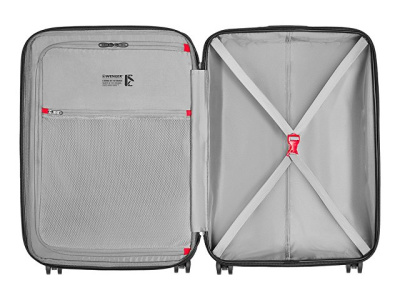 Чемодан WENGER Prymo, чёрный, средний, 45х65х26 см, 59 л