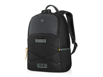 Рюкзак WENGER Trayl 15.6", чёрный, переработанный ПЭТ, 34 x 20 x 45 см