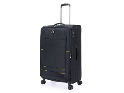 Чемодан TORBER БРОСНО, чёрный, нейлон 600D, 48 х 30 х 78 см
