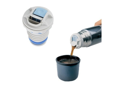 Термос из нерж. стали тм THERMOS FBB-1000BC Midnight Blue 1